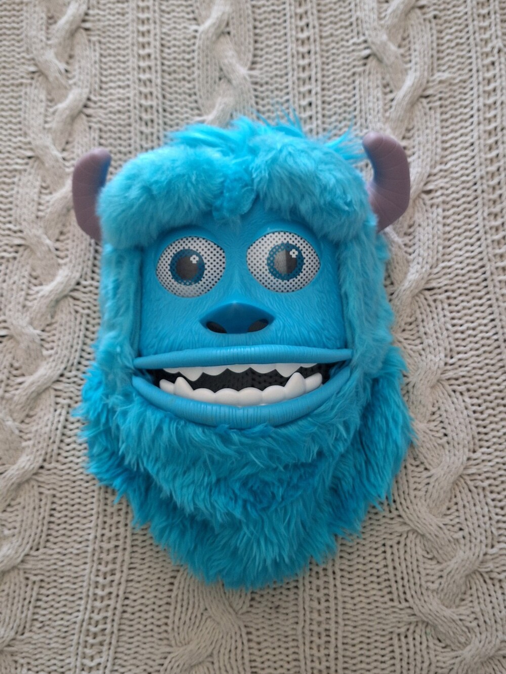 Disney PIXAR Monsters University Sulley Monster Mask Moving Mouth & Eyebrows